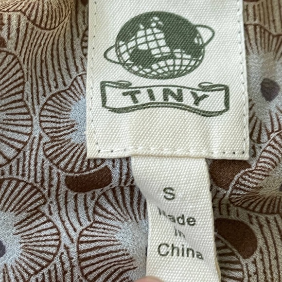 TINY by Anthropologie Women's Boho Floral Chiffon Mini Dress Sz Small - Picture 9 of 11